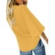thumbnail image 3 of Blusa de manga larga con botones y cuello en V para mujer Xemadio LRWJ306-15, 3 of 3