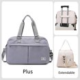 thumbnail image 1 of Sac de Voyage Extensible Grand Sac de Sport Multi-Couches Sac de Rangement pour Bagages de Voyage Sac de Week-End Gris plus, 1 of 6