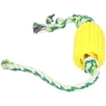 thumbnail image 2 of YAHHU Corn‑Shaped Teething & Teeth‑Cleaning Dog Toy with Cotton Rope – Bite‑Resistant TPR, Dual‑Side Channels for Toothpaste & Treats, 2 of 13