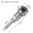 thumbnail image 2 of Amdohai 8mm to 12mm Shank Router Bit Extension Rod Collet Engraving Machine Extension Milling Cutter for Wood, 2 of 7