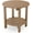 Brown, variant on WINSOON All Weather HIPS Outdoor Side Table,Round Table- Brown