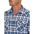 thumbnail image 3 of Wrangler® Men's Slim Fit Long Sleeve Woven Twill Shirt with Sunglasses Cleaner, Sizes S-5XL, 3 of 4