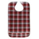thumbnail image 2 of Babero para adultos con cubremigas - Ropa impermeable con estampado de cuadros para la hora de comer 50x90cm, 2 of 9