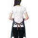 thumbnail image 3 of Delantal de mezclilla ajustable para hombre y mujer, unisex con bolsillos, 3 of 3