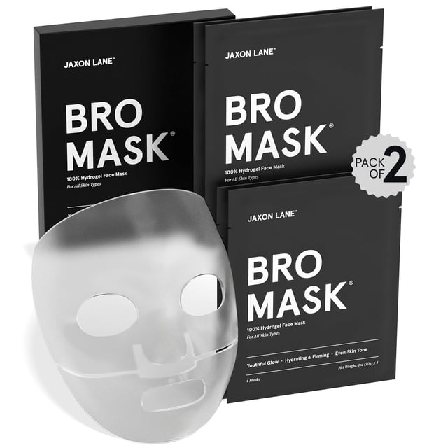 Mascarilla JAXON LANE BRO MASK para hombre con vitamina C y E (4x2)