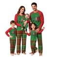 thumbnail image 2 of Christmas Family Matching Pajamas Set, Fun Holiday Print Long Sleeve Top & Pants Sleepwear & Loungewear, Perfect for Xmas Movie Nights & Gift Exchanges, Cozy Pajama Sets, 2 of 6
