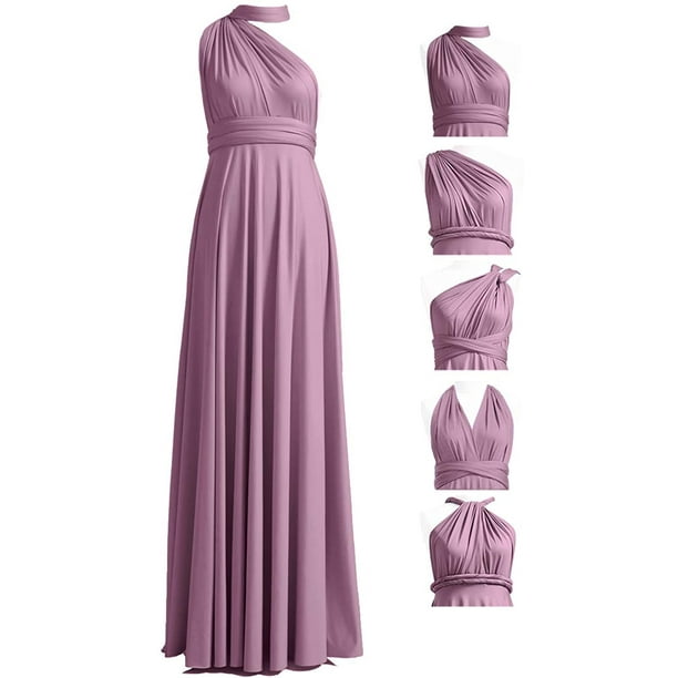 72STYLES Convertible Bridesmaid Infinity Dress For Women