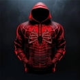 thumbnail image 3 of MINISO Boys Girls Hoodies Spiderman Men's Hoodies 3D Printing New Pullover Marvel Men's Hoodies Oversized Men's Clothing, 3 of 4