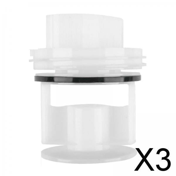 2 de Agua para Lavadora, Accesorios de Filtro de Bomba de Drenaje para Lavadora, Montaje Duradero, Botón de Tapa de Bomba de Agua, Botón , 3 3 piezas