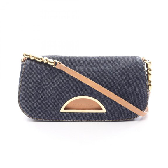 Pre-Owned Christian Dior Dior Maris Pearl Shoulder Bag/Handbag, Denim Leather, Women's,...