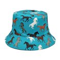 thumbnail image 1 of Retro neutro nostálgico 80 90 cinta patrón sombrero de pescador sombrero de protección solar al aire libre, 1 of 1