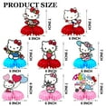 thumbnail image 2 of 8Pcs Hello Kitty Theme 3D Double Side Honeycomb Centerpieces Table Toppers,Cartoon Birthday Party Decorations Supplies for kids., 2 of 5