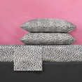 thumbnail image 4 of Betsey Johnson Betsey'S Leopard Satin Grey 4 Piece Sheet Set-Queen, 4 of 6