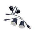 thumbnail image 1 of Sonducket Paquete de 4 luces para monopatín, lámparas de seguridad para ruedas de monopatín, 5 modos, reemplazo delantero y trasero, iluminación para Patinetes eléctricos Luz delantera Sonducket OD020105-03B, 1 of 6