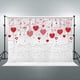 thumbnail image 5 of Otra decoración de pared 1,8x1,5 m Dulce Amor Corazón Día de San Valentín Pared de Ladrillo Blanco Telón de Fondo Fotografía Día de la Madre Despedida de Soltera Niños Bebé Fiesta de Cumpleaños D, 5 of 5