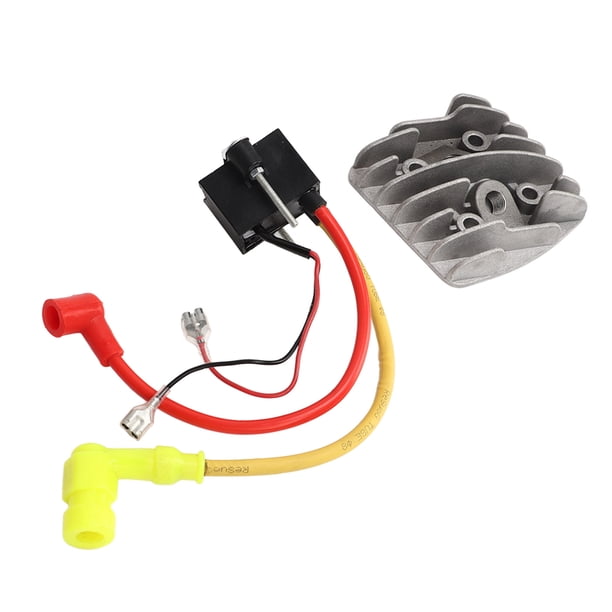 Cubierta del cilindro del motor mejora la bobina de encendido motorizada de encendido a prueba de desgaste para bicicleta motorizada de motor de 2 tiempos para 49cc-80cc ANGGREK Otros