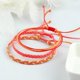 thumbnail image 5 of 3Pcs/Set Boho Wax Line Braided Bracelet Women Men Colorful Couple Bracelet&Bangles Handmade Adjustable Pulsera Wrist Chain New, 5 of 5