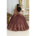 thumbnail image 2 of Womens Burgundy Quinceanera Dresses Ball Gown Juniors Sweet 16 Prom Birthday Dress Off Shoulder Evening Princess Puffy Dresses for Plus Size Women, 2 of 5