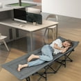 thumbnail image 2 of Gymax Lit de Camping Pliant avec Appui-Tête Coussin, 2 of 10