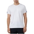 thumbnail image 5 of Ceisia Men's Short Sleeve Performance T-Shirt Solid Color Athletic Outdoor Running Gym Top Moisture Wicking Quick Dry Crewneck Gifts for Father White 3X, 5 of 5