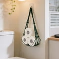 thumbnail image 4 of JZCHUNTOY Hand-Woven Cotton Rope Toilet Paper Net Pouch for Bathroom 1 Piece, Durable Cotton Rope Material, Convenient Storage, Hanging Design for Easy Access, Perfect for Bathroom and Toilet, 4 of 6