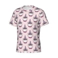 thumbnail image 3 of Rocae Cute Cupcake for Men's Moisture-Wicking Crew Tee - T-Shirt for Sports, Outdoor Activities, and Casual WearX-Large, 3 of 9