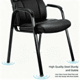 thumbnail image 6 of Nextay Reception Chairs,Waiting Room Chair with Large Backrest and Seat Cushion for Meeting Room and Office Home,Black, 6 of 6