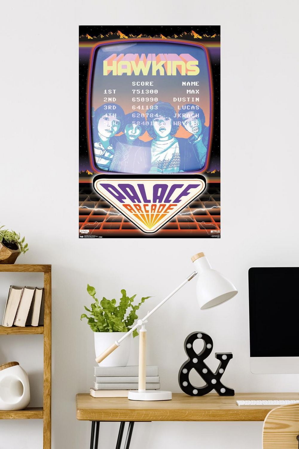 Netflix Stranger Things: Season 2 - Palace Arcade Wall Poster, 22.375" x 34"