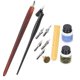 thumbnail image 4 of Wood Handle Students Calligraphy Pen Ink Writing Pen Nibs Calligraphy Tool Set for Beginners1#, 4 of 5