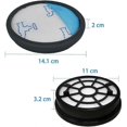thumbnail image 3 of 4 Pcs Hepa Filters For Ro2910ea Ro2913ea Ro2915ea Ro2932ea Ro2933ea Ro2957ea Ro2981ea Vacuum Cleane, 3 of 5