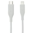 thumbnail image 2 of onn. White Lightning to USB-C Charging Cable, 3 Feet, 2 of 5