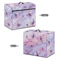thumbnail image 3 of HELLHERO Butterflies Pattern Sewing Machine Cover 17.7 x 8.6 x 12.5 inches Easy to Store Universal Protective, 3 of 8