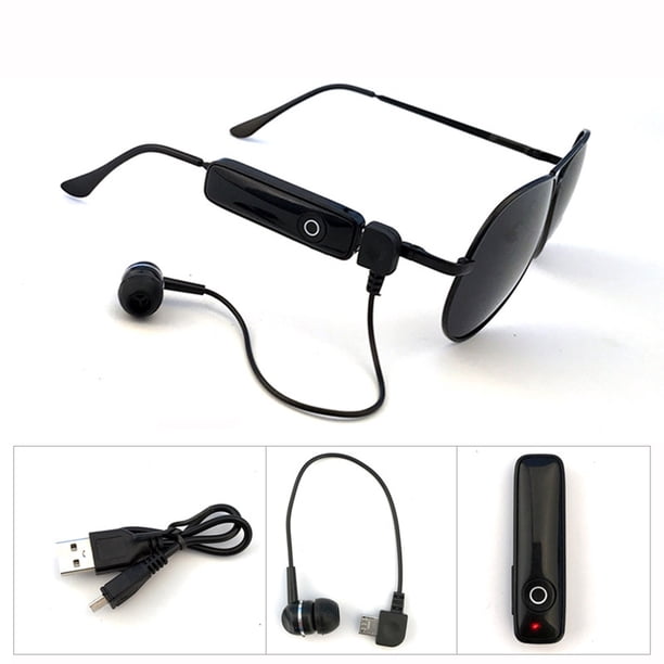 Gafas De Sol Inteligentes Gafas De Sol Multifuncionales Bluetooth 4.0 Gafas De Sol Inteligentes Uv400 Con Micrófono De Auricular Externo Llamadas Manos Libres Para Negocios De Conducción Al Aire Libre Noticed EL013468-01