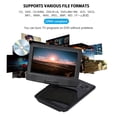 thumbnail image 3 of 7.8 Inch Screen TV Players HD DVD Player Portable DVD Player TV VCD CD Games With Gamepad ,Swivel Screen, 3 of 7