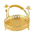 thumbnail image 1 of Baohd Luxury Serving Tray Wedding Gift Multipurpose for Table Centerpiece Kitchen Aureate Large, 1 of 8