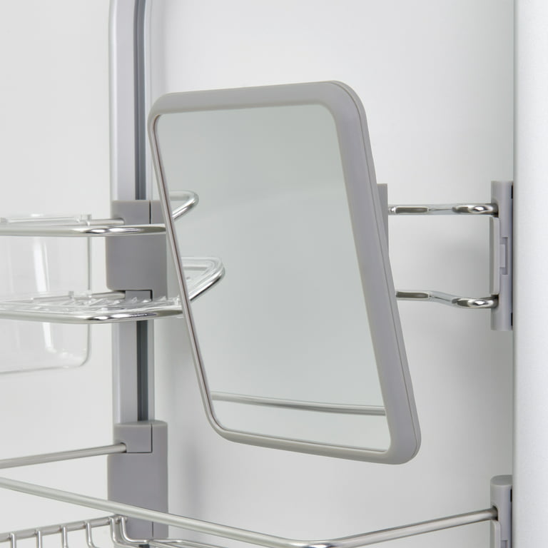 Aluminum Caddy with Mirror