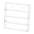 thumbnail image 2 of Ruiboury Boîte de Présentation Transparente Ordonnée pour Modèles de Poupées Étui de Rangement en Acrylique pour Déco Maison Vitrine Transparente Étude Compacte, 2 of 6