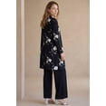 thumbnail image 2 of Jessica London Fine Gauge Cardigan Long Open Front Sweater, 2 of 3