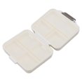 thumbnail image 4 of Small Pills Case, White Large Capacity 7 Compartments Pills Case  For Home For Travelling, 4 of 8