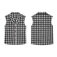 thumbnail image 4 of Yievot Womens Plaid Button Down Shirts Collared Sleeveless Shirts Relaxed Fit Casual Summer Tops, 4 of 8