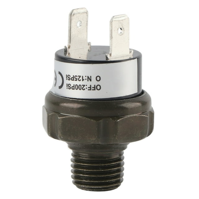 Interruptor de control de presión de aire del interruptor automático del compresor de aire del coche universal de 12V (125-200PSI) Jadeshay A