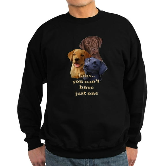 CafePress - Three Lab Sweatshirt - Classic Crew Neck Sweatshirt