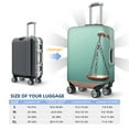 thumbnail image 5 of Haiem Vintage Brass Balance Scale Luggage Cover Printed Suitcase Covers for Luggage Elastic Washable Suitcase Protector Fits 18-32 Inch Luggage-Large, 5 of 8
