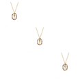 thumbnail image 2 of Sonducket Collar Carta de cristal Gargantilla Cadena ajustable Colgante unisex Joyería del alfabeto Amistad Novia Y Letra Type1 NO1 Sonducket CBP224836, 2 of 6