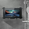 thumbnail image 5 of Luxcidy Waterproof Shower Phone Holder with 360° Rotation, Bathroom Waterproof Case Shower Holder, Anti Fog High Sensitivity Phone Case Mount Box for Bathroom Wall, Mirror, Bathtub, and Kitchen, 5 of 6