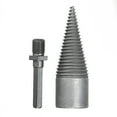 thumbnail image 2 of Tronco de troncos de madera Martillo eléctrico Broca Divisor Cono Leña Split Tomshoo Broca, 2 of 2