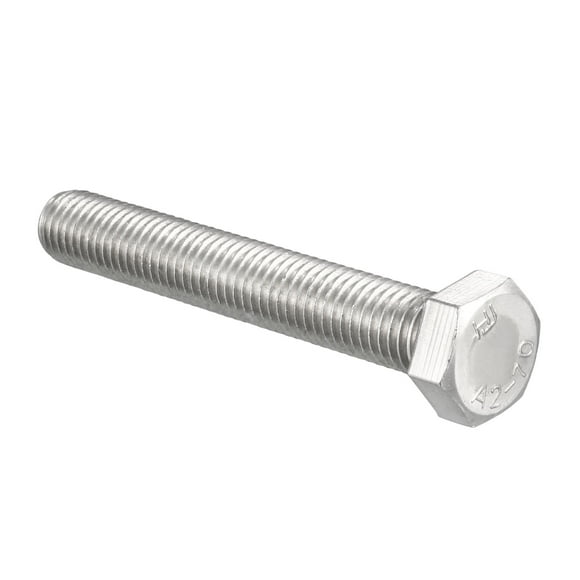 Unique Bargains M12 Thread 80mm 304 Stainless Steel Hex Head Screws Bolts 5 pcs