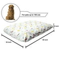 thumbnail image 2 of Abstract Pet Bed, Eighties and Nineties Themed Ice Cream and Pineapple Design Retro Illustration, Resistant Pad for Dogs and Cats Cushion with Removable Cover, 24" x 39", Multicolor, by Ambesonne, 2 of 4