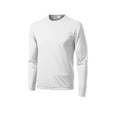thumbnail image 3 of Sport-Tek Long Sleeve Tee (ST350LS) White, 4XL, 3 of 4