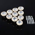 thumbnail image 2 of 30mm Round Shape Alloy Door Knob cabinet handle Embedded Rhinestone Kitchen Cupboard Wardrobe Drawer Pull Handle, 2 of 7